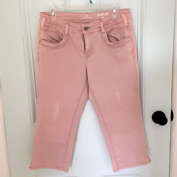 Tom Tailor Pink Denim Capri - Picture 1 of 4